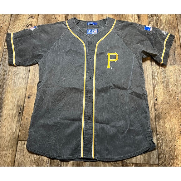 Vintage 90s Starter Pittsburgh Pirates MLB Baseball Jersey L
